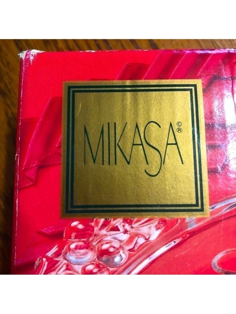 Mikasa Christmas Bloom Sweet Dish - Vintage - NIB - Picture 7 of 7